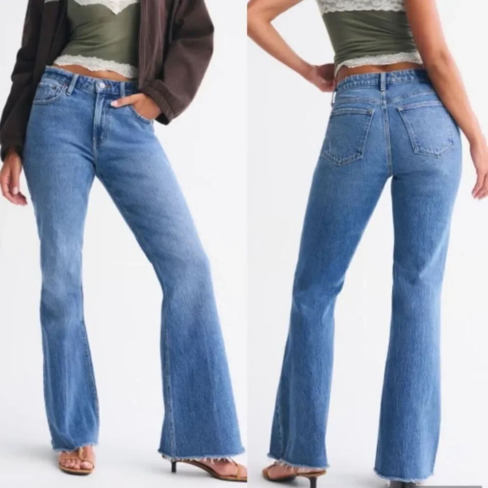 Abercrombie & Fitch women’s the flare ultra high rise jean size 10 reg